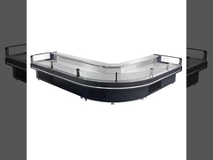 700L Multideckの蒸化器が付いている開いたより冷たいスーパーマーケットのショーケース冷却装置